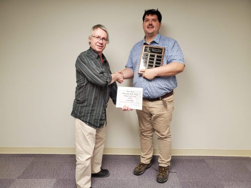 Corey Walker Volunteer of the Year 2020